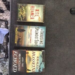 Lot of 3 novel by Khalid Hosseini.